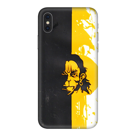 Apple iPhone Skins (All Models) - Bajrangbali - 3D Embossed Finish (L-151) iPhone XS Max