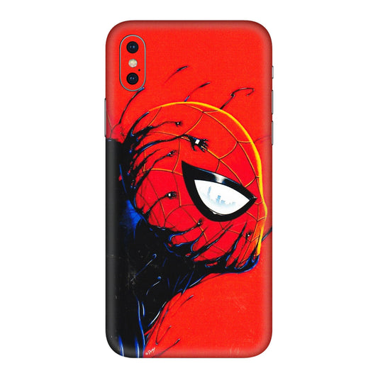 Apple iPhone Skins (All Models) - Spiderman Face Venom - 3D Embossed Finish (L-165) iPhone XS Max