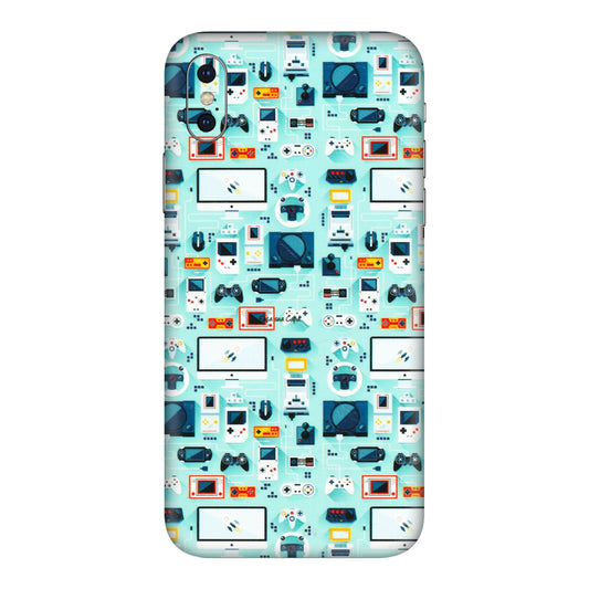 Apple iPhone Skins (All Models) - Gadgets Doodle - 3D Embossed Finish (L-184) iPhone XS Max