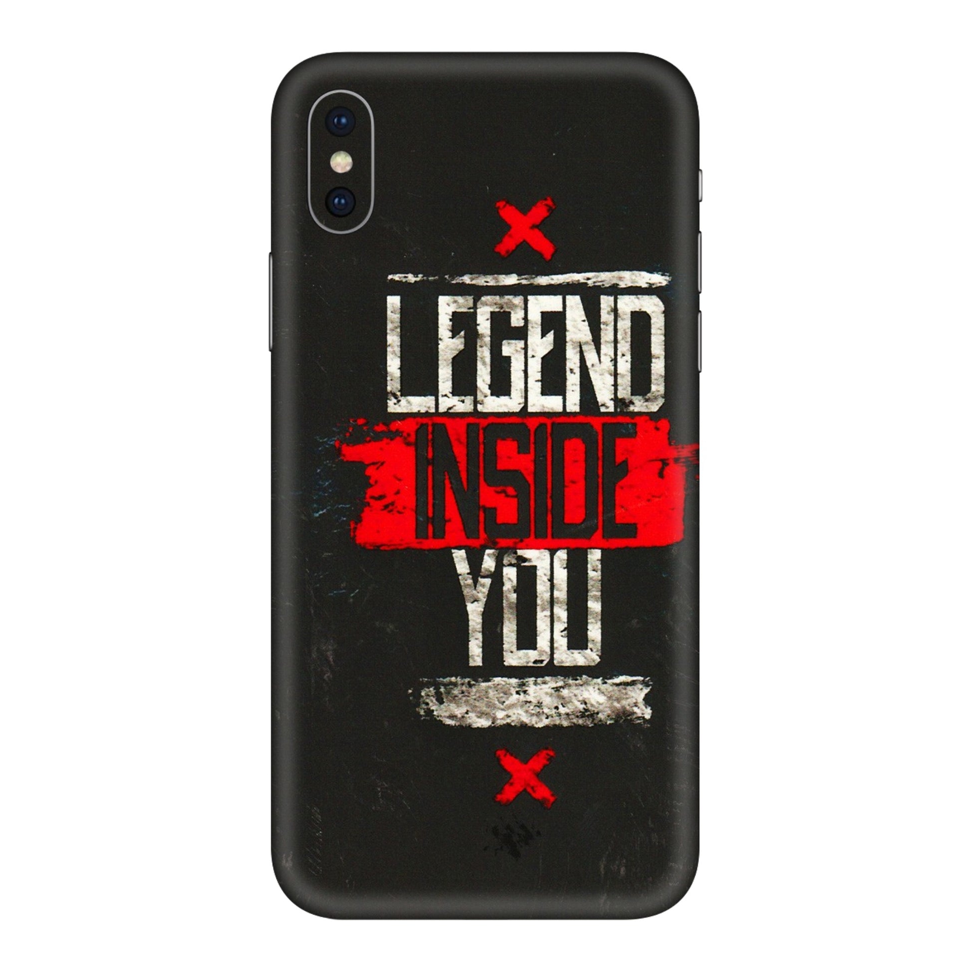 Apple iPhone Skins (All Models) - Legend Inside You - 3D Embossed Finish (L-186) iPhone XS Max