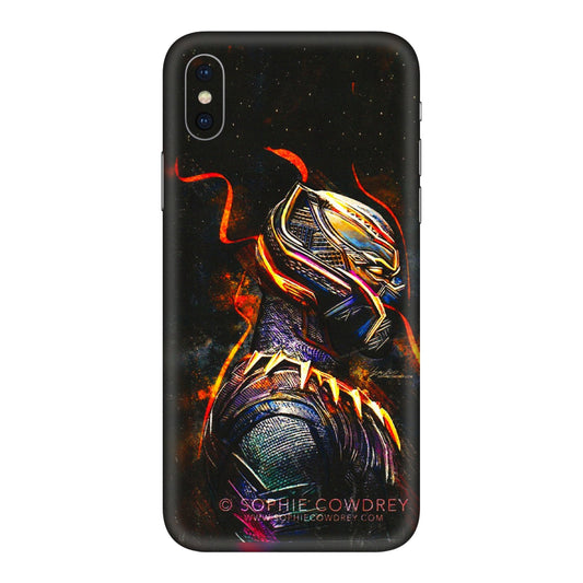 Apple iPhone Skins (All Models) - Black Panther - 3D Embossed Finish (L-190) iPhone XS Max