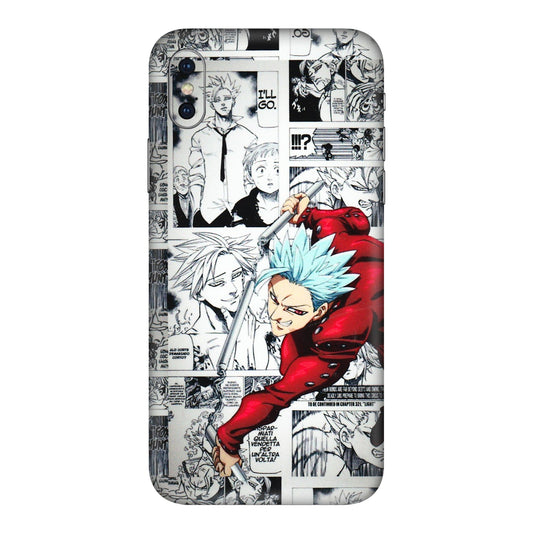 Apple iPhone Skins (All Models) - Anime Comic - 3D Embossed Finish (L-192) iPhone XS Max