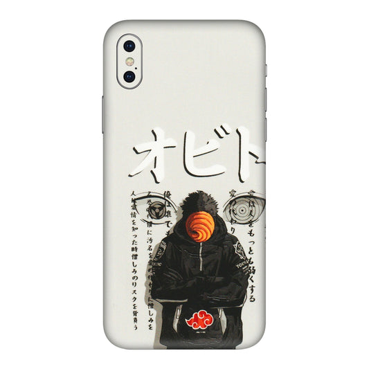 Apple iPhone Skins (All Models) - Obito Anime Eye - 3D Embossed Finish (L-19) iPhone XS Max