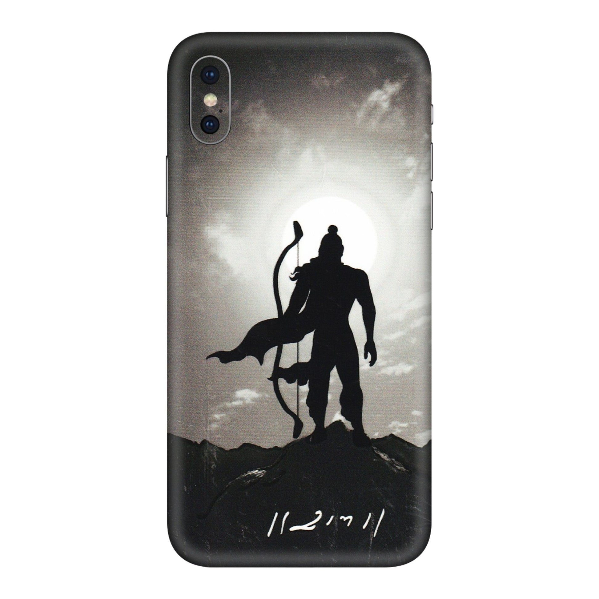 Apple iPhone Skins (All Models) - Jai Siya Ram - 3D Embossed Finish (L-200) iPhone XS Max