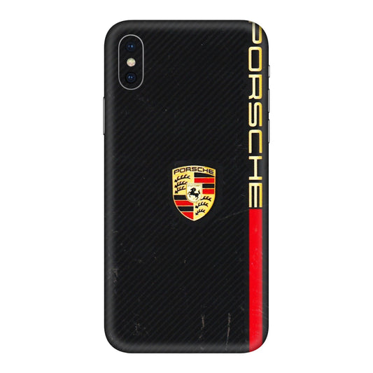 Apple iPhone Skins (All Models) - Premium Porsche - 3D Embossed Finish (L-225) iPhone XS Max