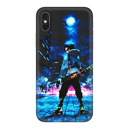 Apple iPhone Skins (All Models) - Demon Slayer Sword - 3D Embossed Finish (L-247) iPhone XS Max