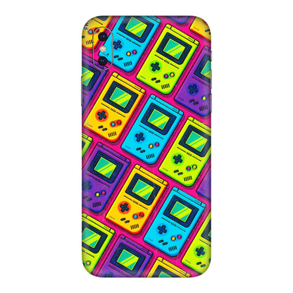 Apple iPhone Skins (All Models) - Gameboy Colourful - 3D Embossed Finish (L-266) iPhone XS Max