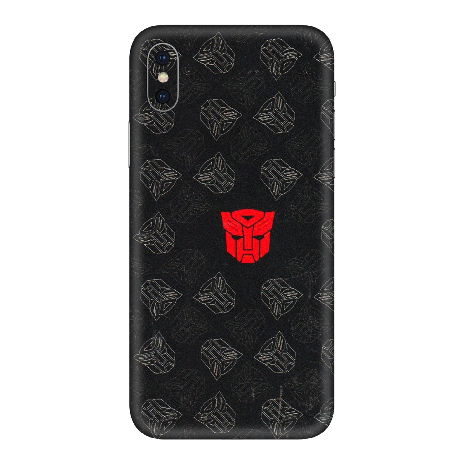Apple iPhone Skins (All Models) - Transformers Devastation - 3D Embossed Finish (L-301) iPhone XS Max
