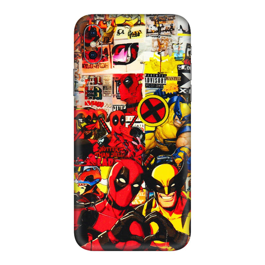 Apple iPhone Skins (All Models) - Spidy Wolverine - 3D Embossed Finish (L-310) iPhone XS Max