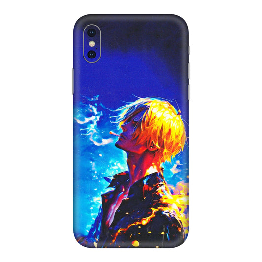 Apple iPhone Skins (All Models) - Sanji Vinsmoke One Piece - 3D Embossed Finish (L-319) iPhone XS Max
