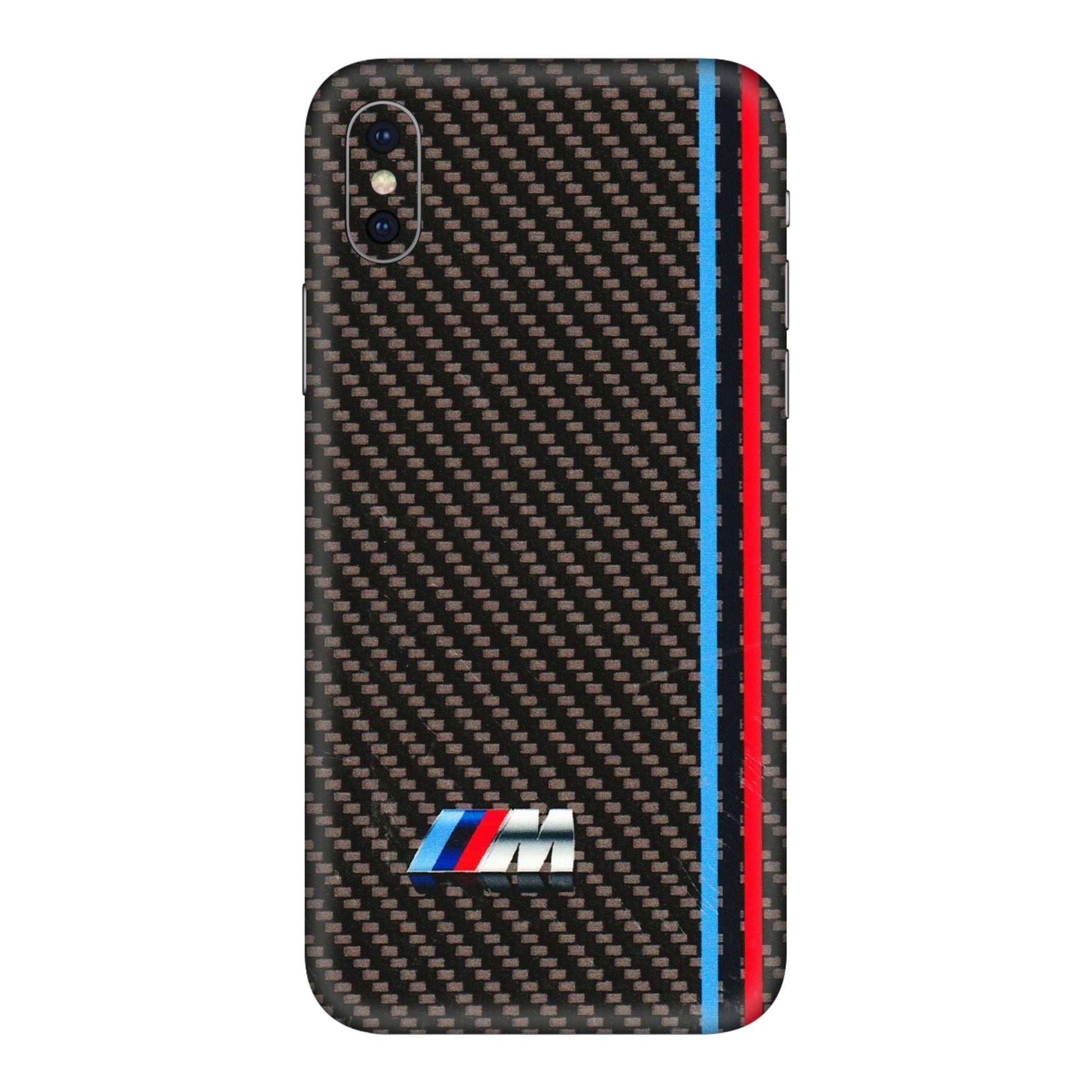 Apple iPhone Skins (All Models) - BM Carbon Fiber Feels - 3D Embossed Finish (L-38) iPhone XS Max