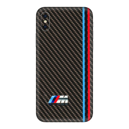 Apple iPhone Skins (All Models) - BM Carbon Fiber Feels - 3D Embossed Finish (L-38) iPhone XS Max