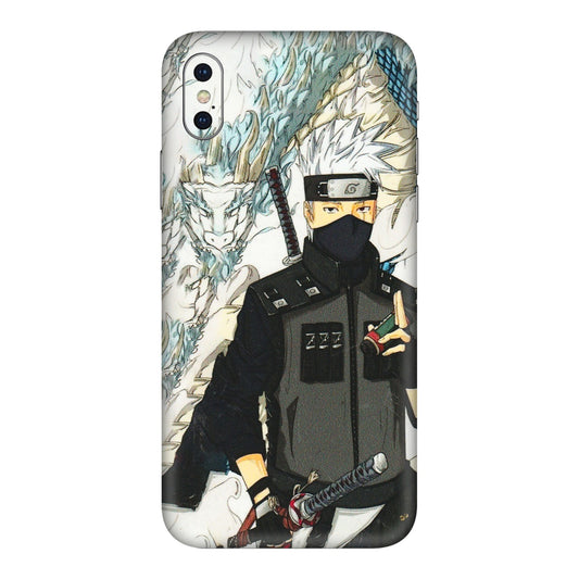 Apple iPhone Skins (All Models) - Kakashi Hatake Naruto Anime - 3D Embossed Finish (L-46) iPhone XS Max