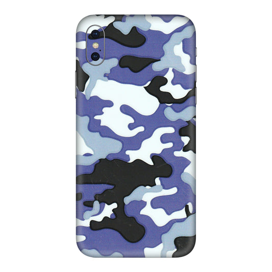 Apple iPhone Skins (All Models) - Powerfull Military Camoflauge - 3D Embossed Finish (L-49) iPhone XS Max