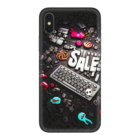 Apple iPhone Skins (All Models) - Gadgets Sale - 3D Embossed Finish (L-50) iPhone XS Max