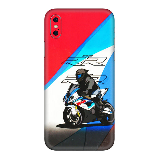 Apple iPhone Skins (All Models) - Bikers Love - 3D Embossed Finish (L-58) iPhone XS Max