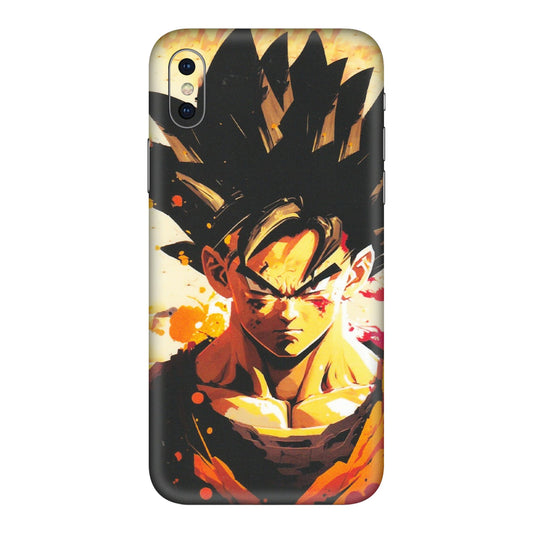 Apple iPhone Skins (All Models) - Angry Goku - Matte Finish (M-12) iPhone XS Max