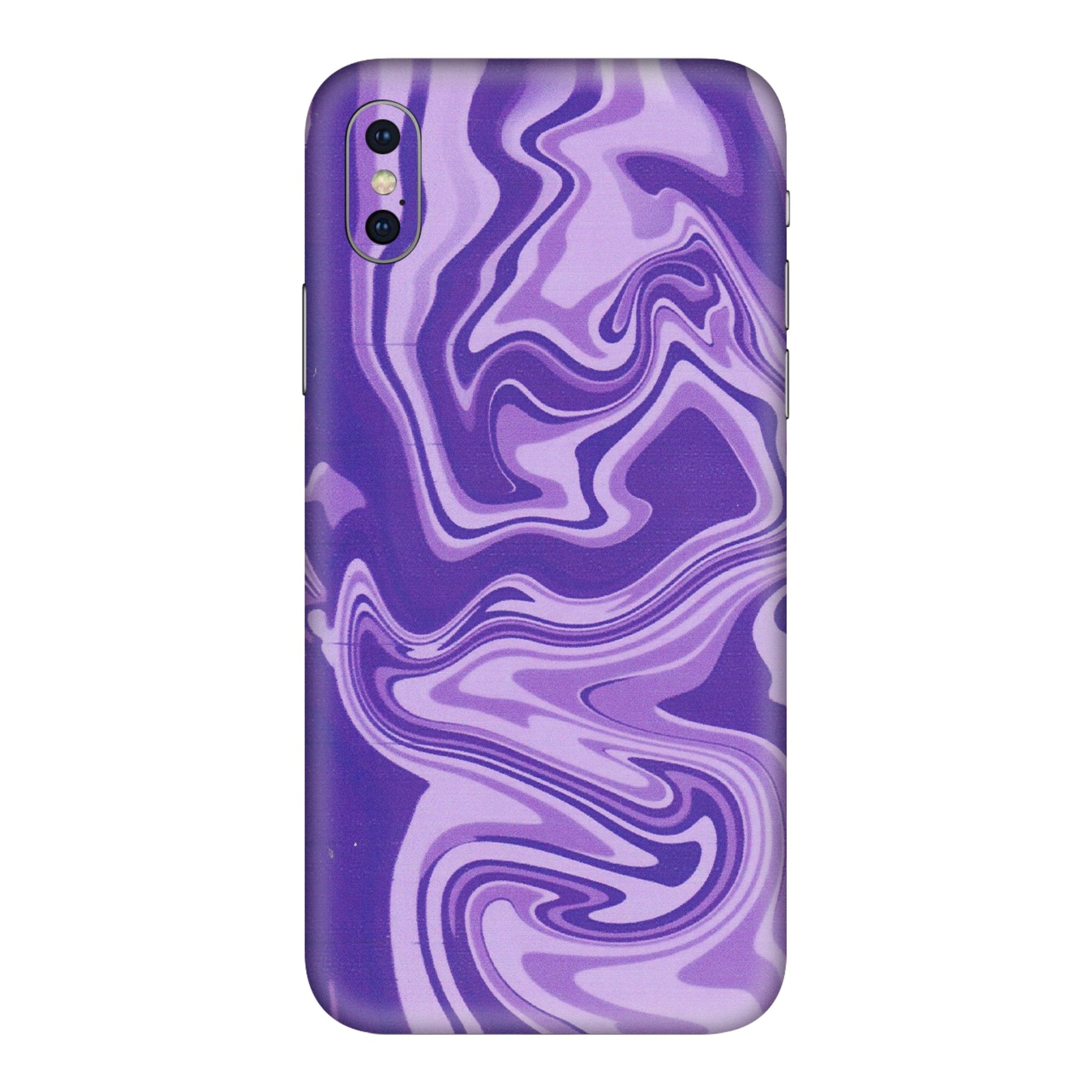 Apple iPhone Skins (All Models) - Hazy Purple Nights - Matte Finish (M-14) iPhone XS Max