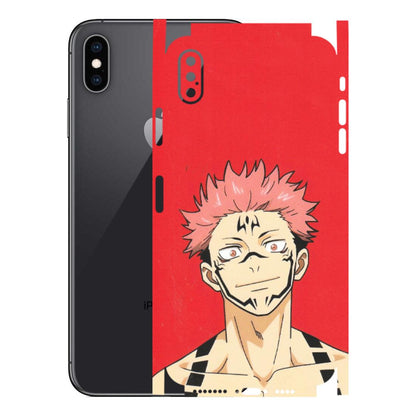 Apple iPhone Skins (All Models) - Ryomen Sukuna Fun Anime - Matte Finish (M-153) iPhone XS Max