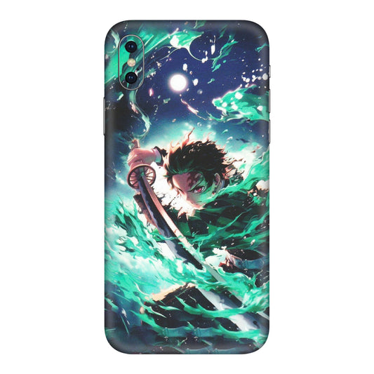 Apple iPhone Skins (All Models) - Sword Fighter Anime - Matte Finish (M-29) iPhone XS Max