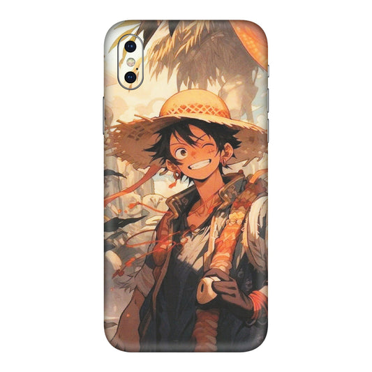 Apple iPhone Skins (All Models) - Anime Character Smile - Matte Finish (M-33) iPhone XS Max
