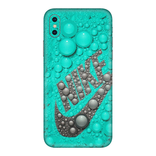 Apple iPhone Skins (All Models) - Shoe Brand Bubbles - Matte Finish (M-42) iPhone XS Max