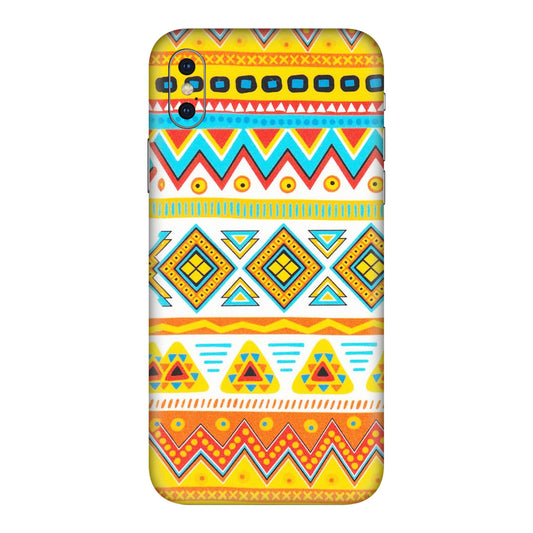 Apple iPhone Skins (All Models) - Mexican Abstract - Matte Finish (M-71) iPhone XS Max