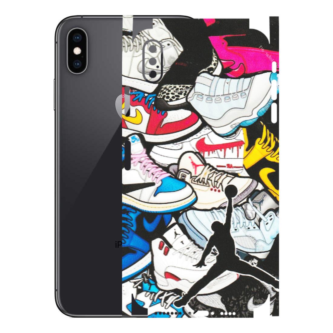 Apple iPhone Skins (All Models) - Jordan Sneakers Fan - Matte Finish (M-80) iPhone XS Max
