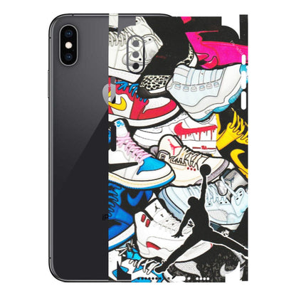 Apple iPhone Skins (All Models) - Jordan Sneakers Fan - Matte Finish (M-80) iPhone XS Max