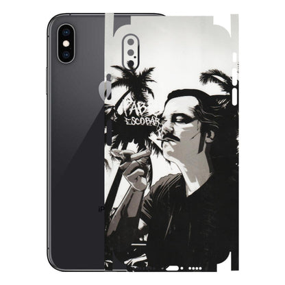 Apple iPhone Skins (All Models) - Pab Escobar - Transparent Finish (T-05) iPhone XS Max