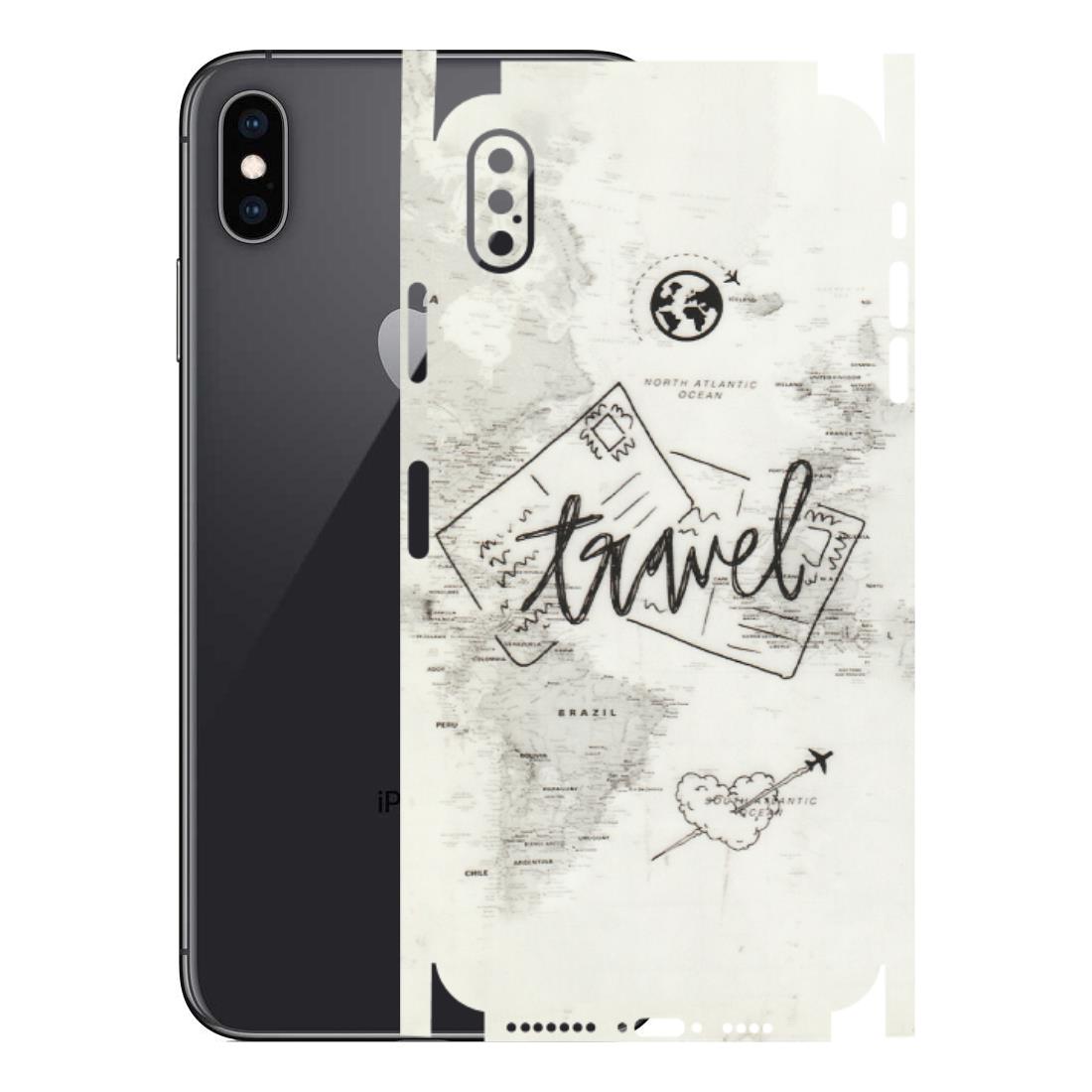 Apple iPhone Skins (All Models) - Travel Ticket - Transparent Finish (T-06) iPhone XS Max