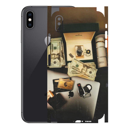 Apple iPhone Skins (All Models) - Luxury Lifestyle - Transparent Finish (T-11) iPhone XS Max