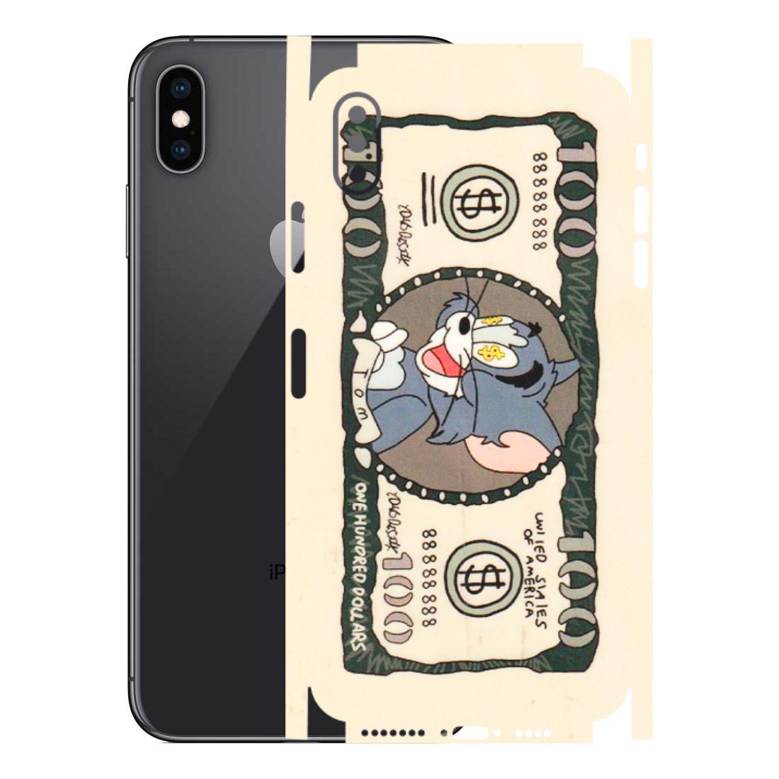 Apple iPhone Skins (All Models) - One Hundred Dollar Tom - Transparent Finish (T-16) iPhone XS Max
