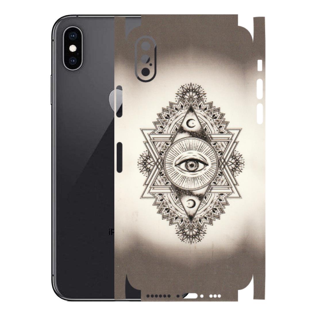 Apple iPhone Skins (All Models) - Illuminati Great Eye - Transparent Finish (T-14) iPhone XS