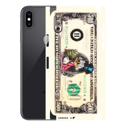 Apple iPhone Skins (All Models) - Five Hundred Dollar Duck - Transparent Finish (T-15) iPhone XS