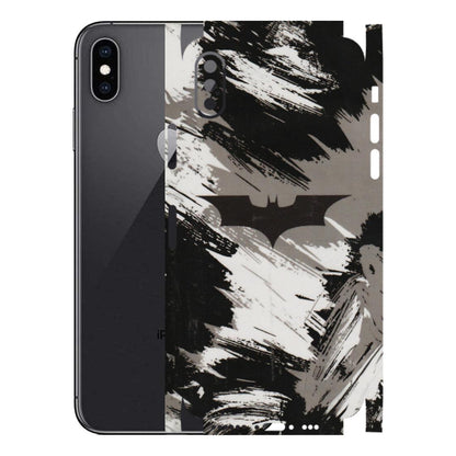 Apple iPhone Skins (All Models) - Batman Fleece DC - Transparent Finish (T-19) iPhone XS