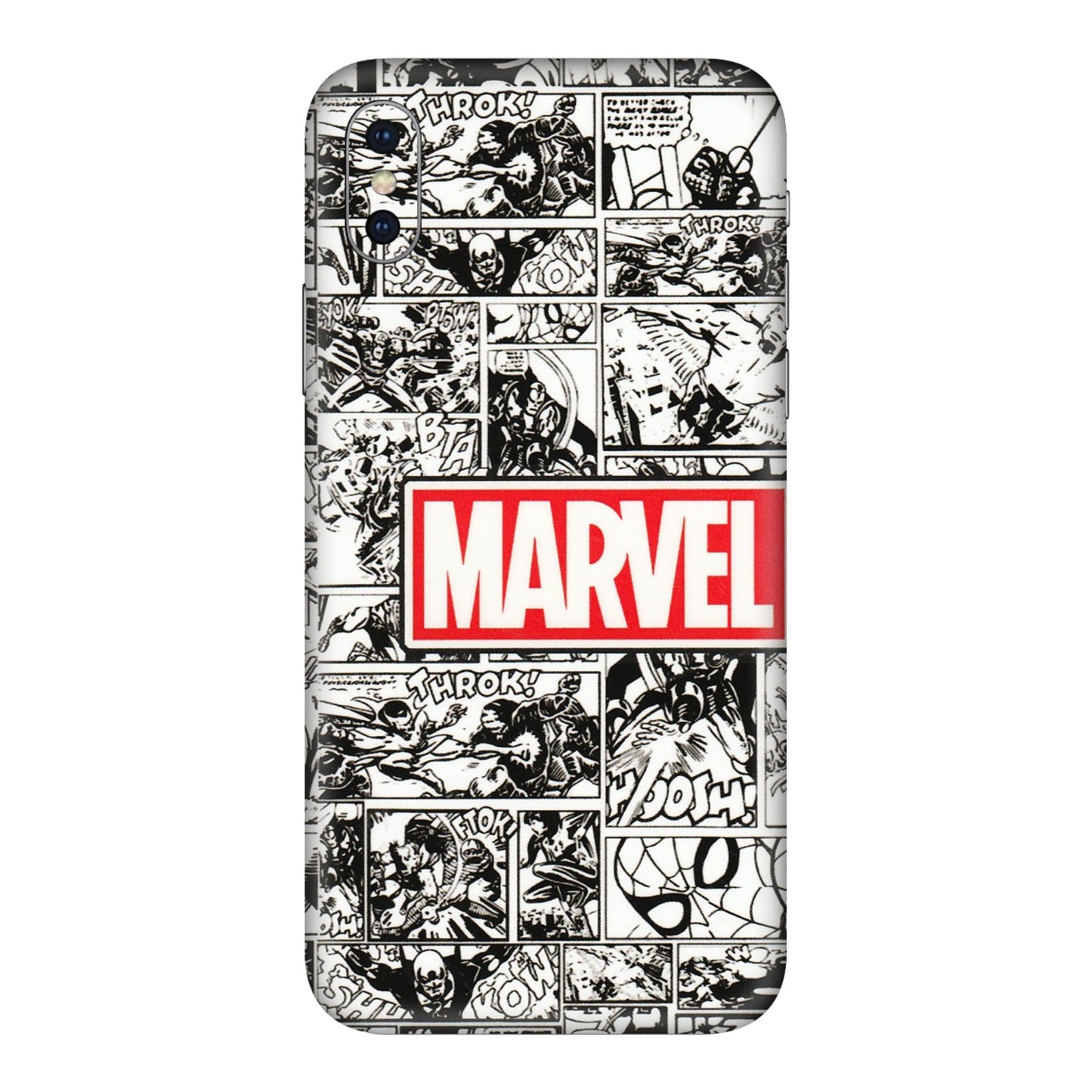 Apple iPhone Skins (All Models) - Marvel Comic - 3D Embossed Finish (L-171) iPhone X