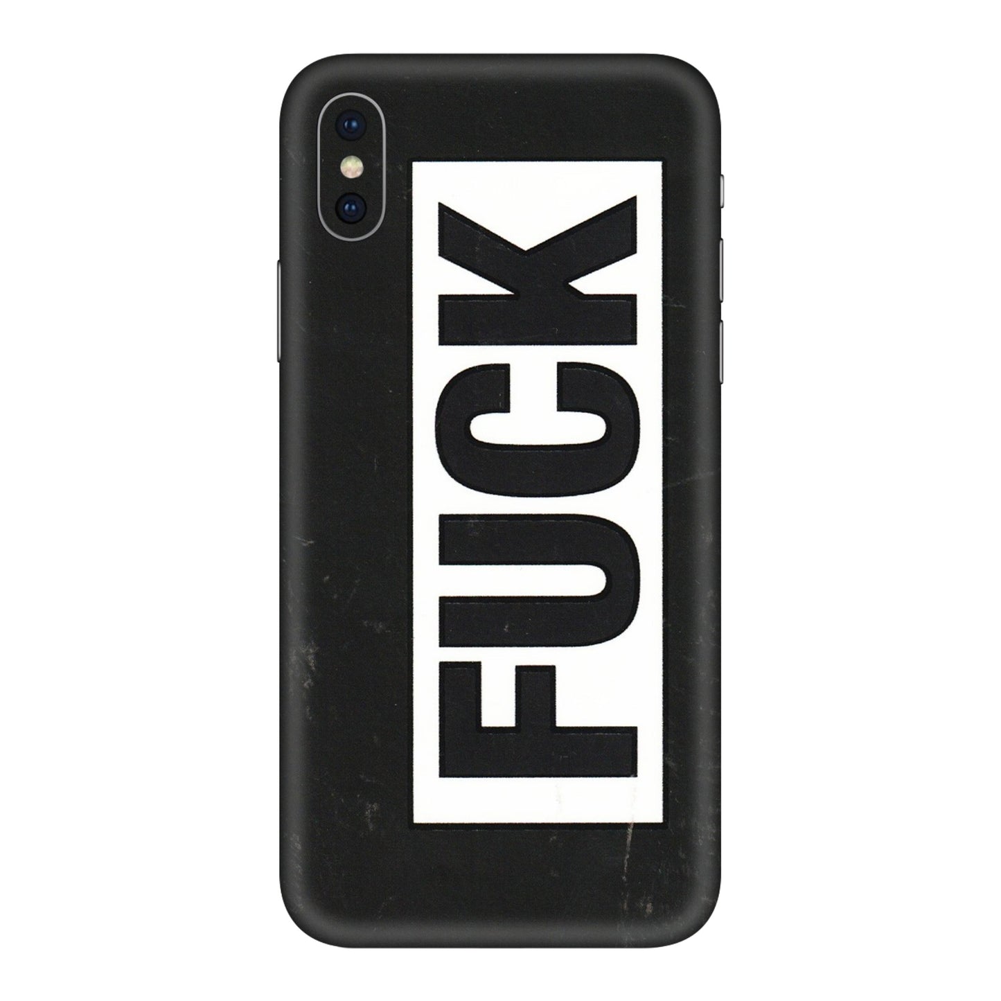 Apple iPhone Skins (All Models) - The F Word - 3D Embossed Finish (L-255) iPhone X