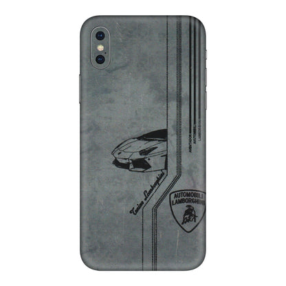 Apple iPhone Skins (All Models) - New Lamborgini Aventador - 3D Embossed Finish (L-321) iPhone X