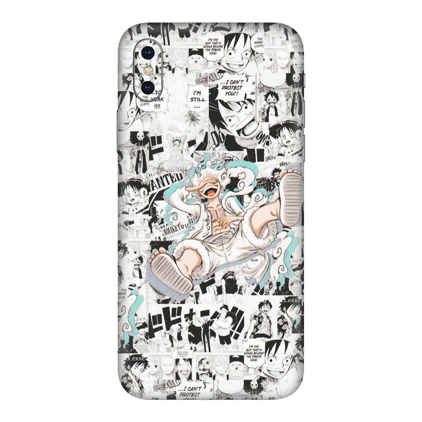 Apple iPhone Skins (All Models) - One Piece Comic - Matte Finish (M-168) iPhone X