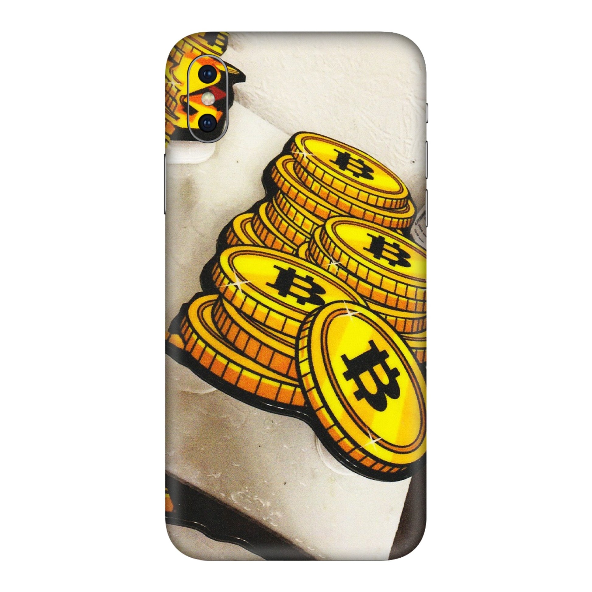 Apple iPhone Skins (All Models) - Billionaire Bitcoin Collection - Matte Finish (M-92) iPhone X