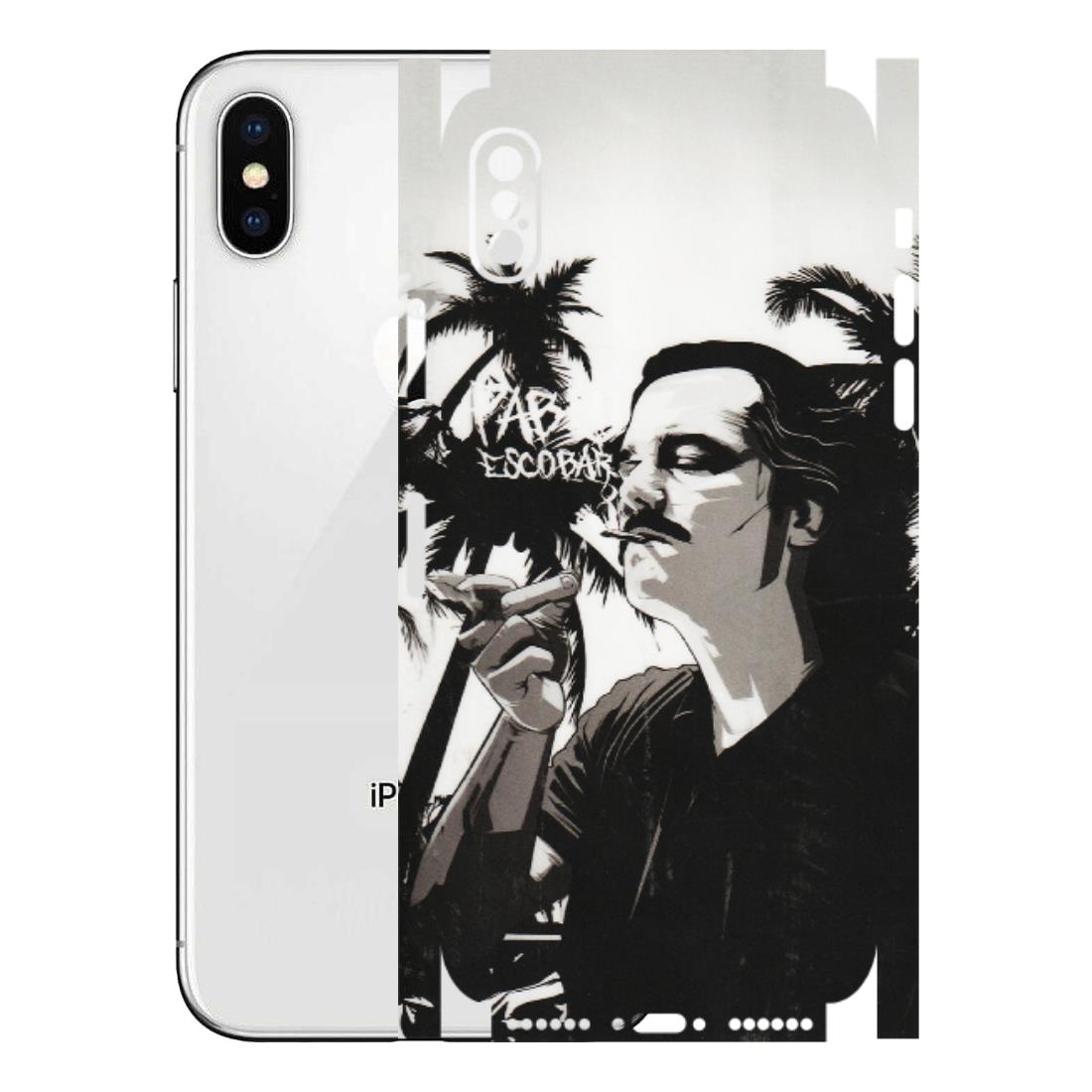 Apple iPhone Skins (All Models) - Pab Escobar - Transparent Finish (T-05) iPhone X