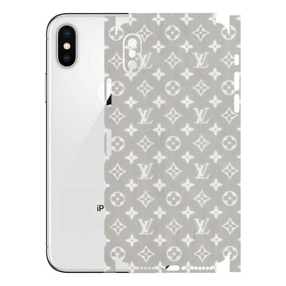 Apple iPhone Skins (All Models) - Luxury Brands Logo - Transparent Finish (T-07) iPhone X