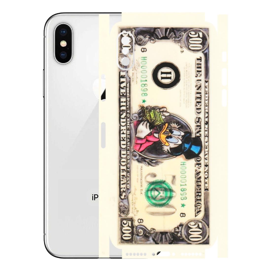 Apple iPhone Skins (All Models) - Five Hundred Dollar Duck - Transparent Finish (T-15) iPhone X