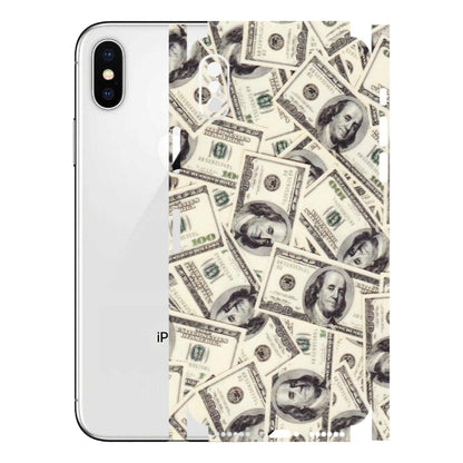 Apple iPhone Skins (All Models) - Dollar Lover - Transparent Finish (T-17) iPhone X