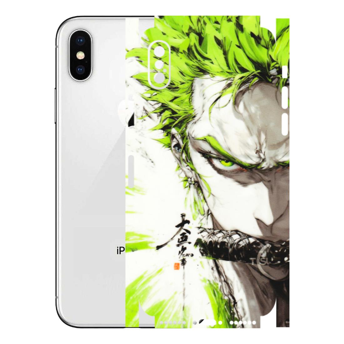 Apple iPhone Skins (All Models) - Roro Taku Anime - Transparent Finish (T-18) iPhone X