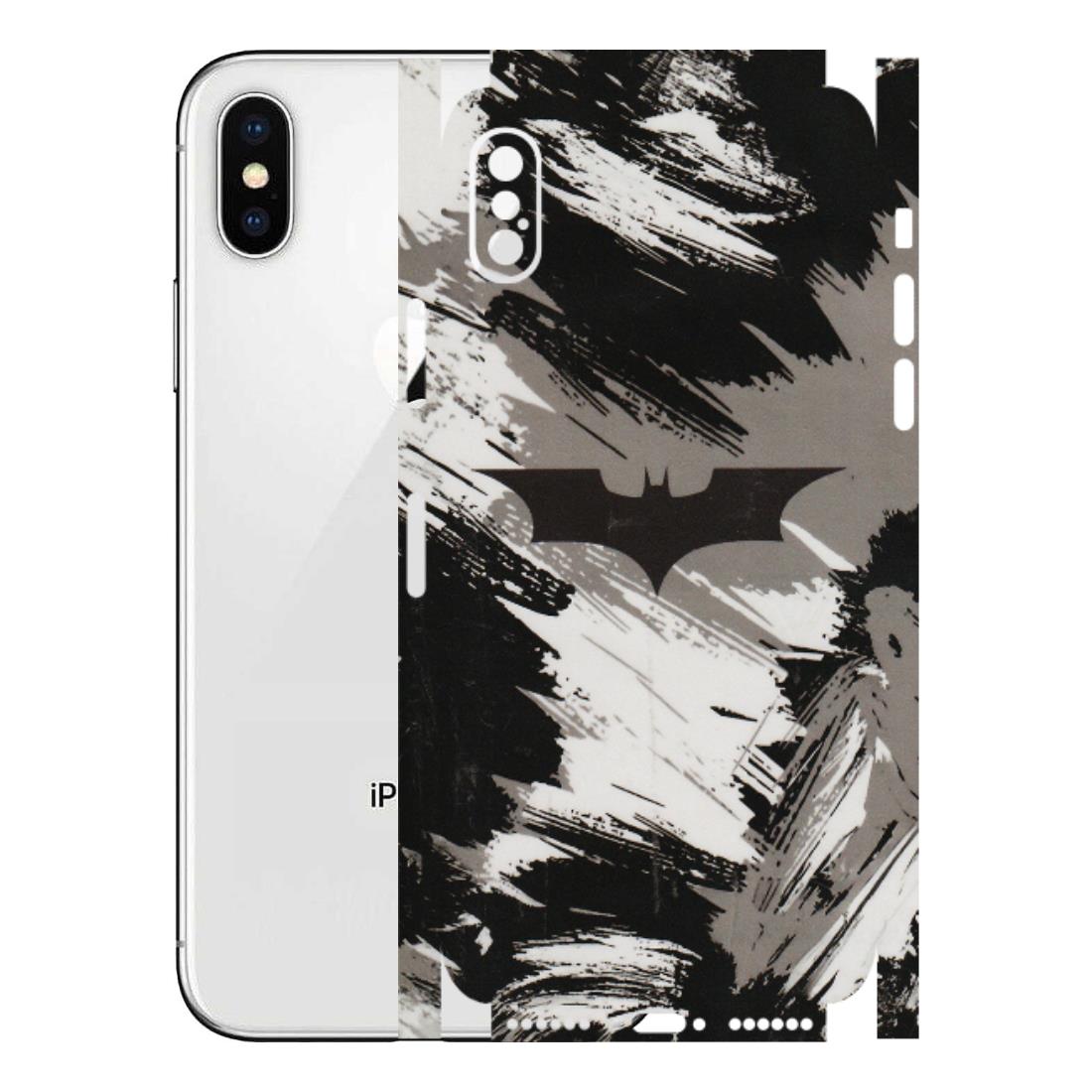 Apple iPhone Skins (All Models) - Batman Fleece DC - Transparent Finish (T-19) iPhone X