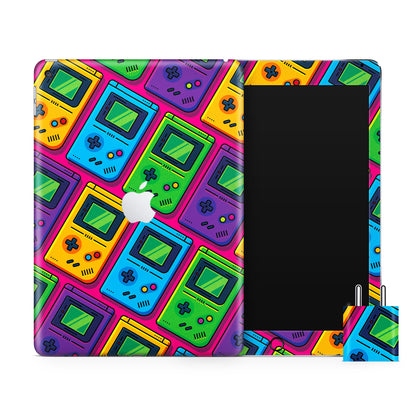 Gameboy Colourful Matte Finish Skin For iPad/Tablet