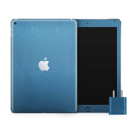 Plain Blue Sobber Floor Matte Finish i-Pad Skin