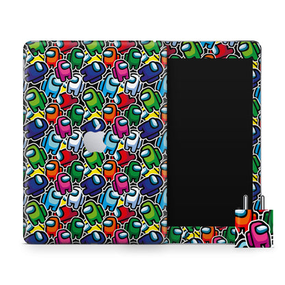 Among us Colourful Matte Finish Skin For iPad/Tablet